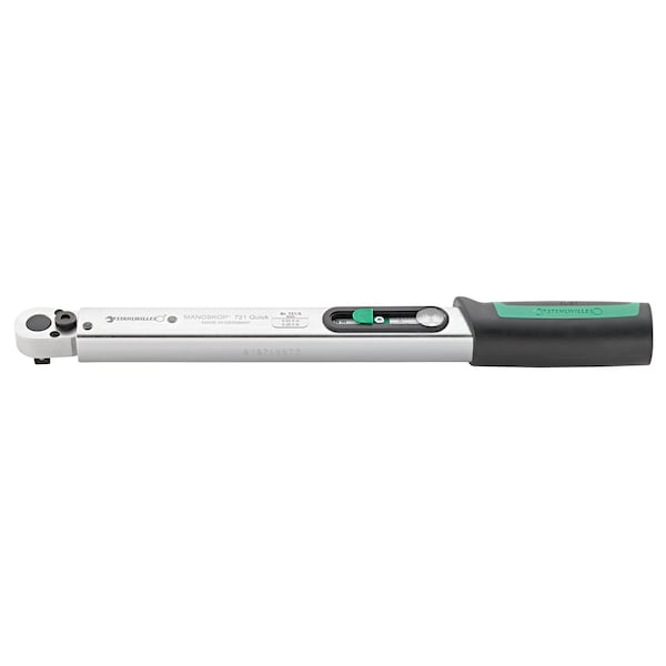 MANOSKOP torque wrench ratchet No.721/5 QUICK 6-50 Nm sq drive 3/8
